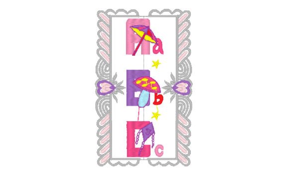 Alphabet Picture: A Charming Embroidery for Personalized Gifts
