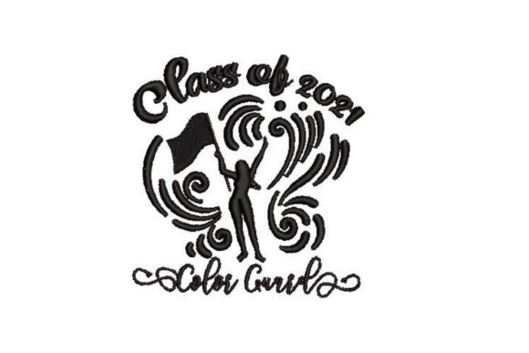 Class of 2021 Color Guard Embroidery Design