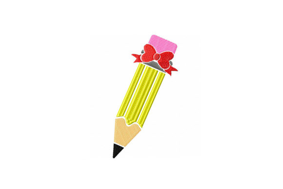 Cute Pencil with Bow for Creative Projects