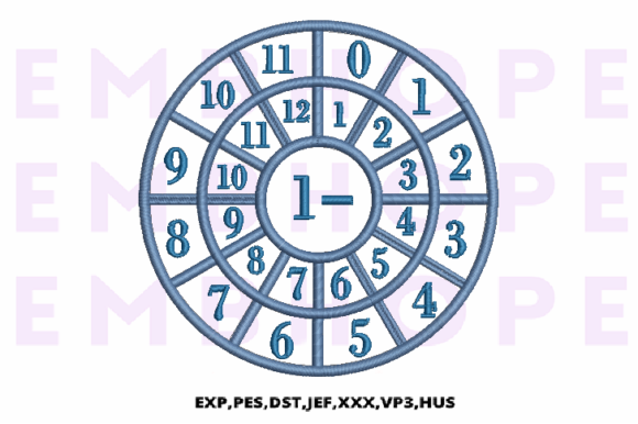 Minus Wheels 1 - Fun and Educational Embroidery