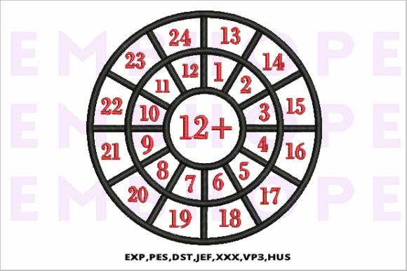 Review: Addition Wheel 12 for Seasonal Embroidery