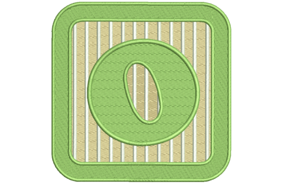 Review: Green Frame Alphabet O Letter