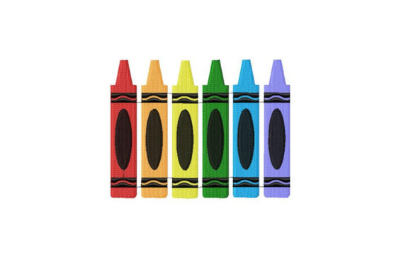 Unveiling Crayon: A Creative Embroidery Design